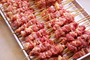 焼き鳥用の食肉卸